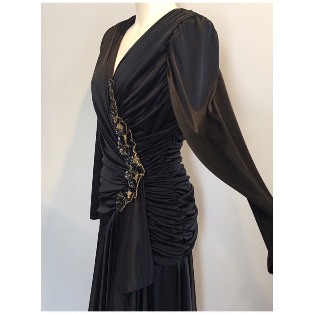 Black vintage dress - Picture 6 of 6